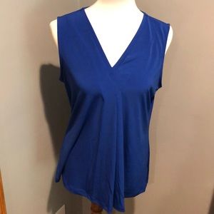 Dana Buchman blue sleeveless top
